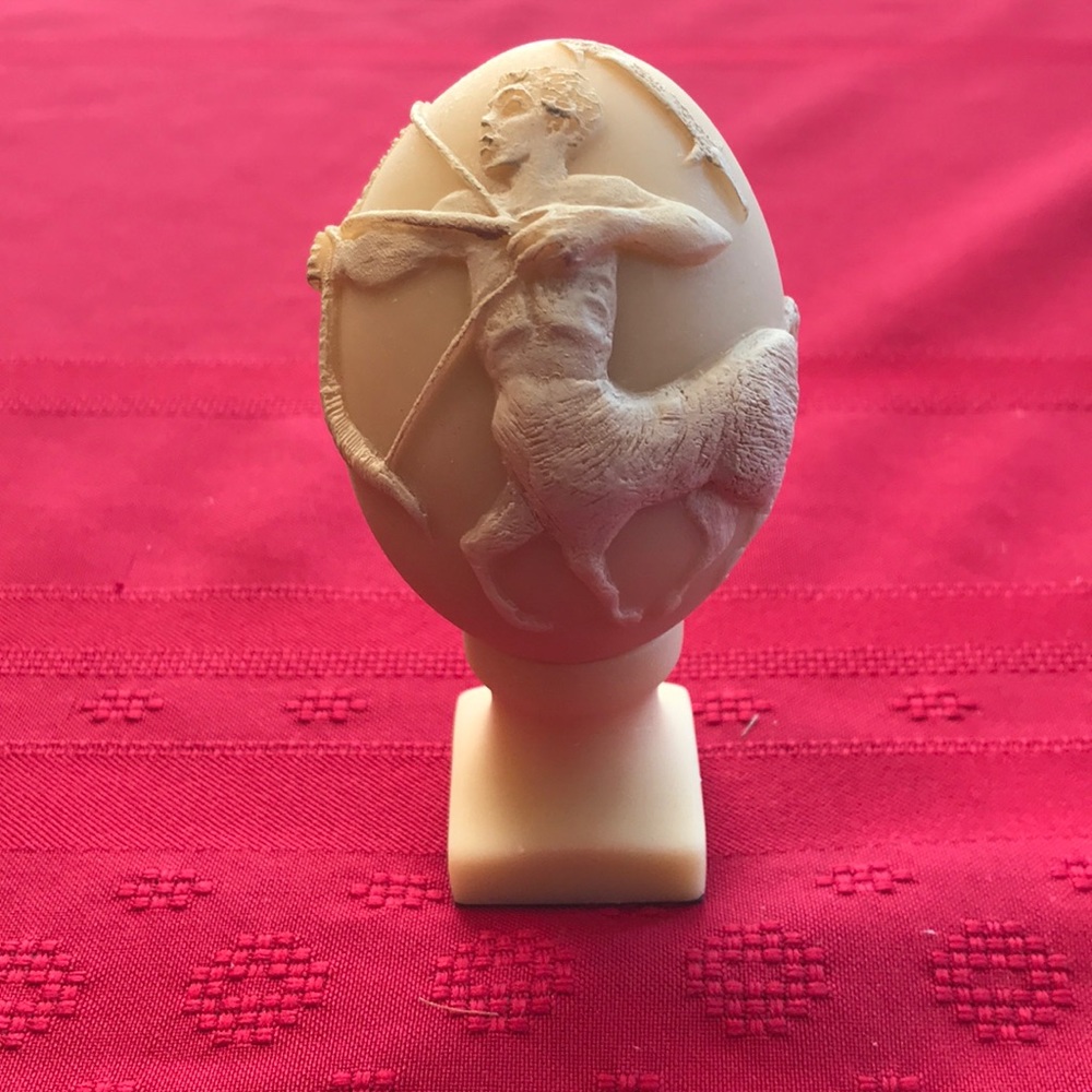 Eggcentrics Zodiac Sagittarius Sculpture